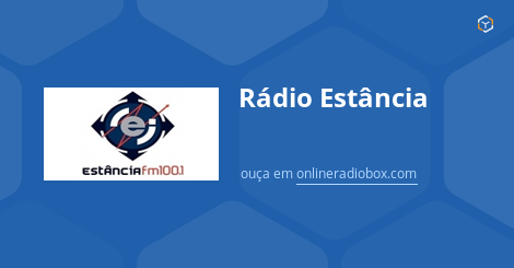 Rádio Estância ao Vivo 100 1 MHz FM Jacutinga Brasil Online Radio Box