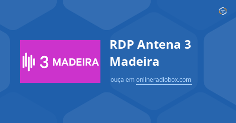 RTP Madeira - Antena 3 - FM 89.8 - Funchal, MD - Listen Online